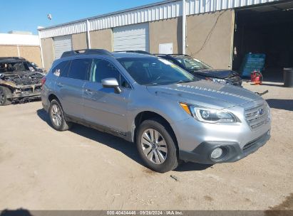 2015 SUBARU OUTBACK 2.5I PREMIUM Gray  Gasoline 4S4BSBCC4F3302317 photo #1