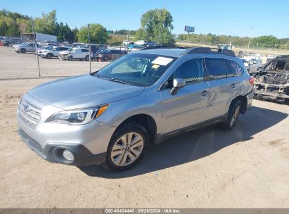 2015 SUBARU OUTBACK 2.5I PREMIUM Gray  Gasoline 4S4BSBCC4F3302317 photo #3