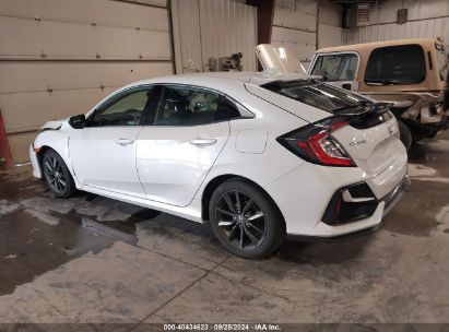 2021 HONDA CIVIC EX White  Gasoline SHHFK7H66MU232940 photo #4