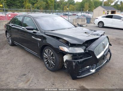 2018 LINCOLN CONTINENTAL RESERVE Black  Gasoline 1LN6L9NPXJ5616252 photo #1