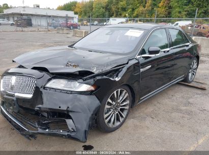 2018 LINCOLN CONTINENTAL RESERVE Black  Gasoline 1LN6L9NPXJ5616252 photo #3