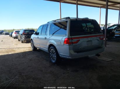 2017 LINCOLN NAVIGATOR L SELECT Silver  Gasoline 5LMJJ3HT4HEL11309 photo #4