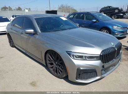 2022 BMW 740 I Gray  Gasoline WBA7T2C04NCJ29228 photo #1