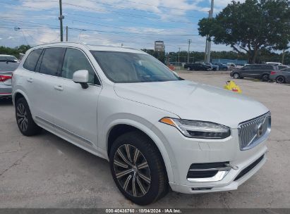 2024 VOLVO XC90 B6 PLUS BRIGHT THEME 7-SEATER White  Gasoline YV4062PE4R1190210 photo #1