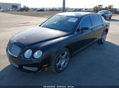 2008 BENTLEY CONTINENTAL FLYING SPUR Black  Gasoline SCBBR93W18C056738 photo #3