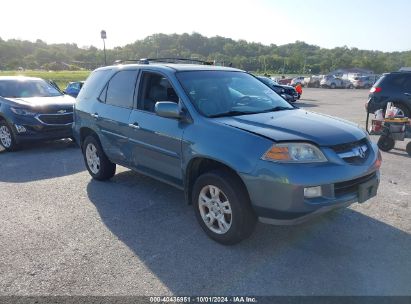 2005 ACURA MDX Turquoise  Gasoline 2HNYD18655H501081 photo #1