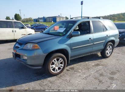 2005 ACURA MDX Turquoise  Gasoline 2HNYD18655H501081 photo #3