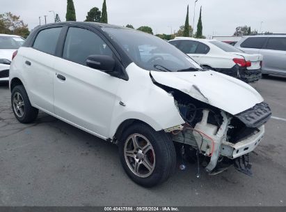 2015 MITSUBISHI MIRAGE ES White  Gasoline ML32A4HJ1FH033001 photo #1