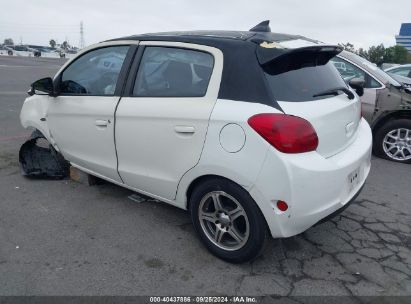 2015 MITSUBISHI MIRAGE ES White  Gasoline ML32A4HJ1FH033001 photo #4