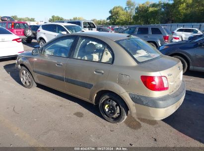 2007 KIA RIO LX Gold  Gasoline KNADE123076258913 photo #4