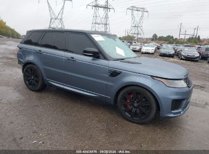 2019 LAND ROVER RANGE ROVER SPORT HSE DYNAMIC Blue  Gasoline SALWV2SV7KA422806 photo #1