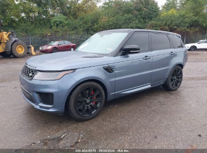 2019 LAND ROVER RANGE ROVER SPORT HSE DYNAMIC Blue  Gasoline SALWV2SV7KA422806 photo #3