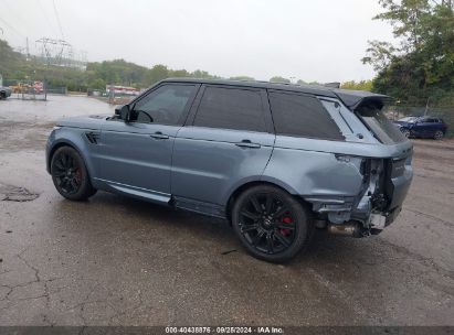 2019 LAND ROVER RANGE ROVER SPORT HSE DYNAMIC Blue  Gasoline SALWV2SV7KA422806 photo #4