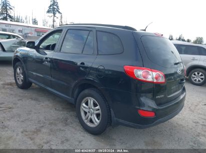 2011 HYUNDAI SANTA FE GLS Black  Gasoline 5XYZG3AB1BG001031 photo #4