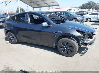 2024 TESLA MODEL Y LONG RANGE DUAL MOTOR ALL-WHEEL DRIVE/RWD Gray  Electric 7SAYGDED3RF117378 photo #1