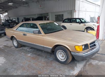 1985 MERCEDES-BENZ 500 SEC Gold  Gasoline WDBCA44D4FA191034 photo #1