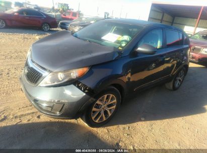 2015 KIA SPORTAGE LX Blue  Gasoline 1D7RV1GT9BS548896 photo #3