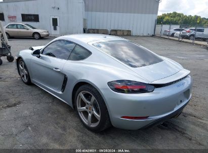 2018 PORSCHE 718 CAYMAN Silver  Gasoline WP0AA2A82JK261704 photo #4