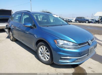 2019 VOLKSWAGEN GOLF SPORTWAGEN 1.4T S/1.4T SE Blue  Gasoline 3VWY57AU1KM512507 photo #1