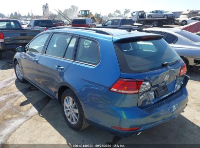 2019 VOLKSWAGEN GOLF SPORTWAGEN 1.4T S/1.4T SE Blue  Gasoline 3VWY57AU1KM512507 photo #4