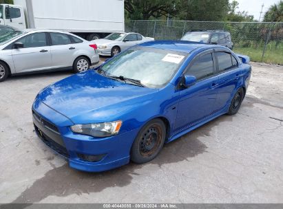 2010 MITSUBISHI LANCER GTS Blue  Gasoline JA32U8FW2AU001568 photo #3