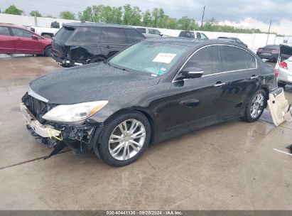 2014 HYUNDAI GENESIS 3.8 Black  Gasoline KMHGC4DD0EU262476 photo #3