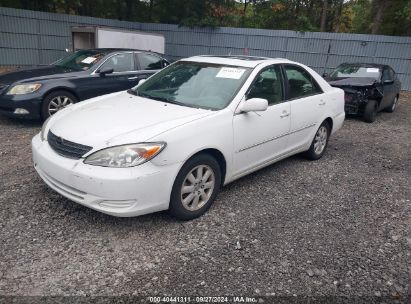 2002 TOYOTA CAMRY XLE V6 White  Gasoline 4T1BF32K42U035168 photo #3