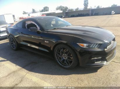 2015 FORD MUSTANG GT PREMIUM Black  Gasoline 1FA6P8CFXF5400220 photo #1