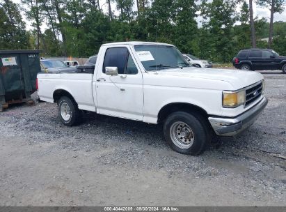 1989 FORD F150 White  Gasoline 1FTDF15Y5KNA95486 photo #1