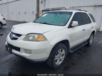 2004 ACURA MDX White  Gasoline 2HNYD18824H551257 photo #3