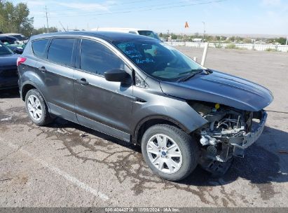 2016 FORD ESCAPE S Gray  Gasoline 1FMCU0F75GUB82928 photo #1