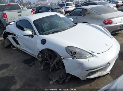 2017 PORSCHE 718 CAYMAN White  Gasoline WP0AA2A84HS270771 photo #1