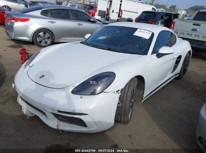 2017 PORSCHE 718 CAYMAN White  Gasoline WP0AA2A84HS270771 photo #3