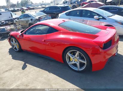 2011 FERRARI 458 ITALIA Red  Gasoline ZFF67NFA7B0179323 photo #4