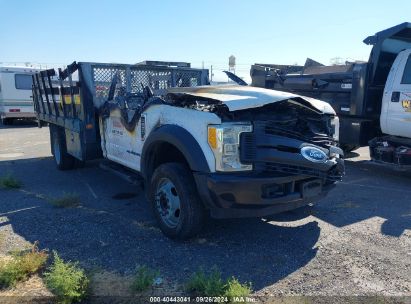 2017 FORD F-550 CHASSIS XL White  Diesel 1FDUF5GT2HDA04645 photo #1