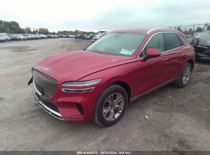 2022 GENESIS GV70 2.5T AWD Red  Gasoline KMUMADTB4NU065014 photo #3