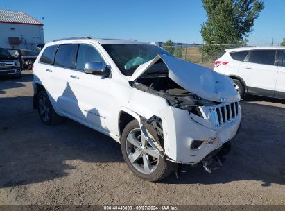 2016 JEEP GRAND CHEROKEE OVERLAND White  Flexible Fuel 1C4RJFCG1GC368194 photo #1