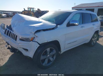 2016 JEEP GRAND CHEROKEE OVERLAND White  Flexible Fuel 1C4RJFCG1GC368194 photo #3