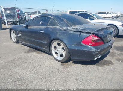 2005 MERCEDES-BENZ SL 500 Blue  Gasoline WDBSK75F05F102944 photo #4