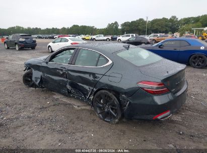 2023 GENESIS G70 3.3T AWD Black  Gasoline KMTG54TE9PU118017 photo #4