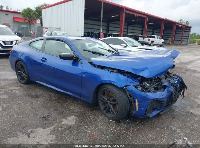 2023 BMW M440I Blue  Gasoline WBA83AP0XPCM27861 photo #1