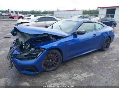 2023 BMW M440I Blue  Gasoline WBA83AP0XPCM27861 photo #3