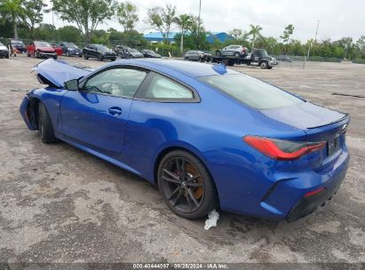 2023 BMW M440I Blue  Gasoline WBA83AP0XPCM27861 photo #4