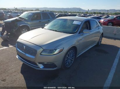 2017 LINCOLN CONTINENTAL SELECT Beige  Gasoline 1LN6L9SK3H5610778 photo #3