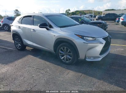 2017 LEXUS NX 200T F SPORT Silver  Gasoline JTJYARBZ2H2079474 photo #1