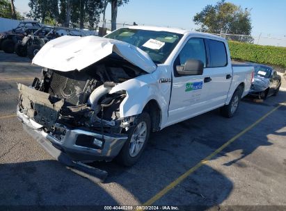 2019 FORD F-150 XLT White  Gasoline 1FTEW1C54KKC38586 photo #3