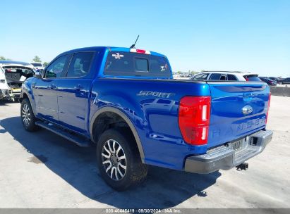 2020 FORD RANGER LARIAT Blue  Gasoline 1FTER4EH0LLA20169 photo #4