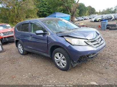 2012 HONDA CR-V EX Blue  Gasoline 5J6RM4H58CL066618 photo #1