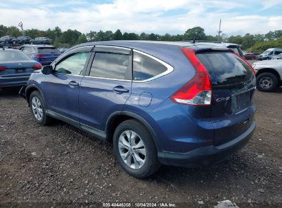 2012 HONDA CR-V EX Blue  Gasoline 5J6RM4H58CL066618 photo #4