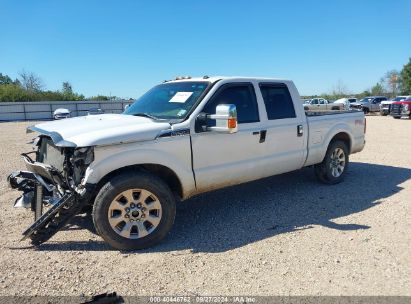 2014 FORD F-250 XLT White  Gasoline 1FT7W2A64EEA42080 photo #3